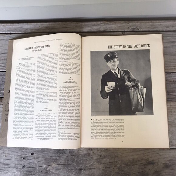 1937 Social Studies Book, “The Instructor Illustrated Units Of Work” Vintage - Picture 5 of 10